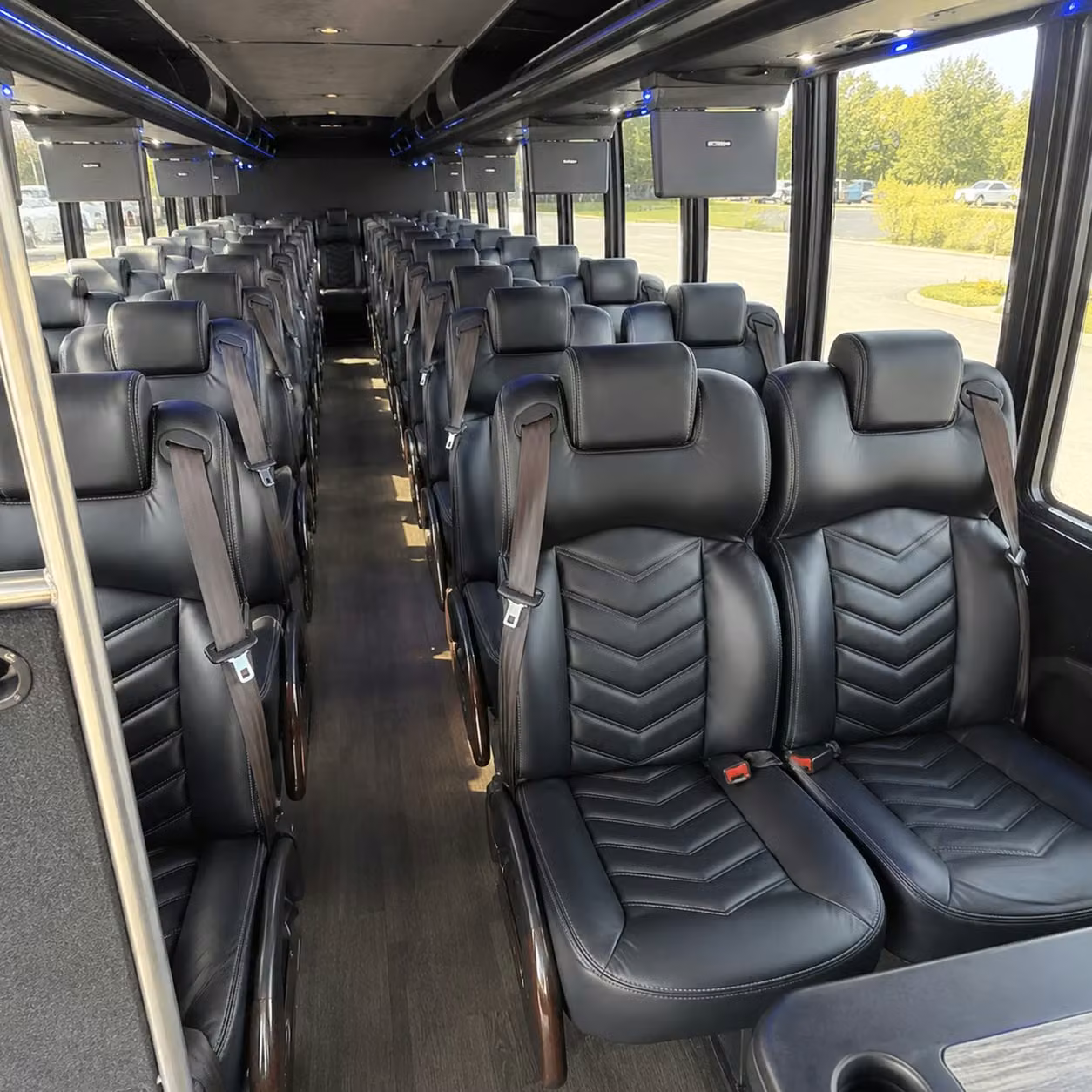 25 passenger minibus interior