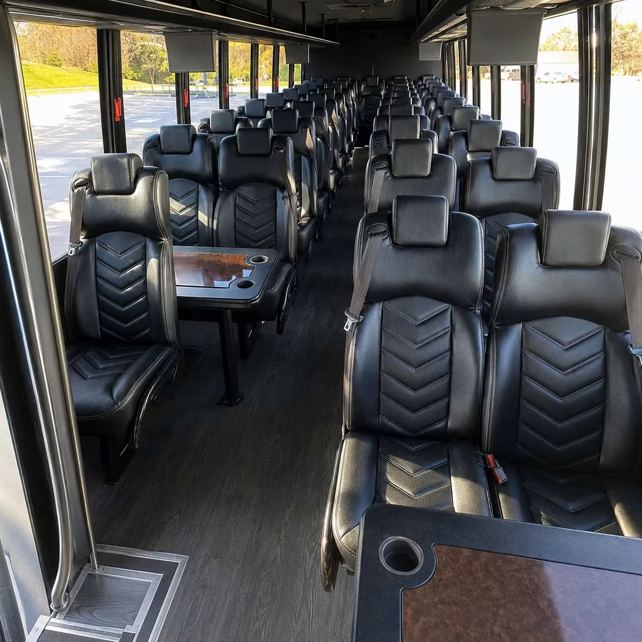 28 passenger minibus interior