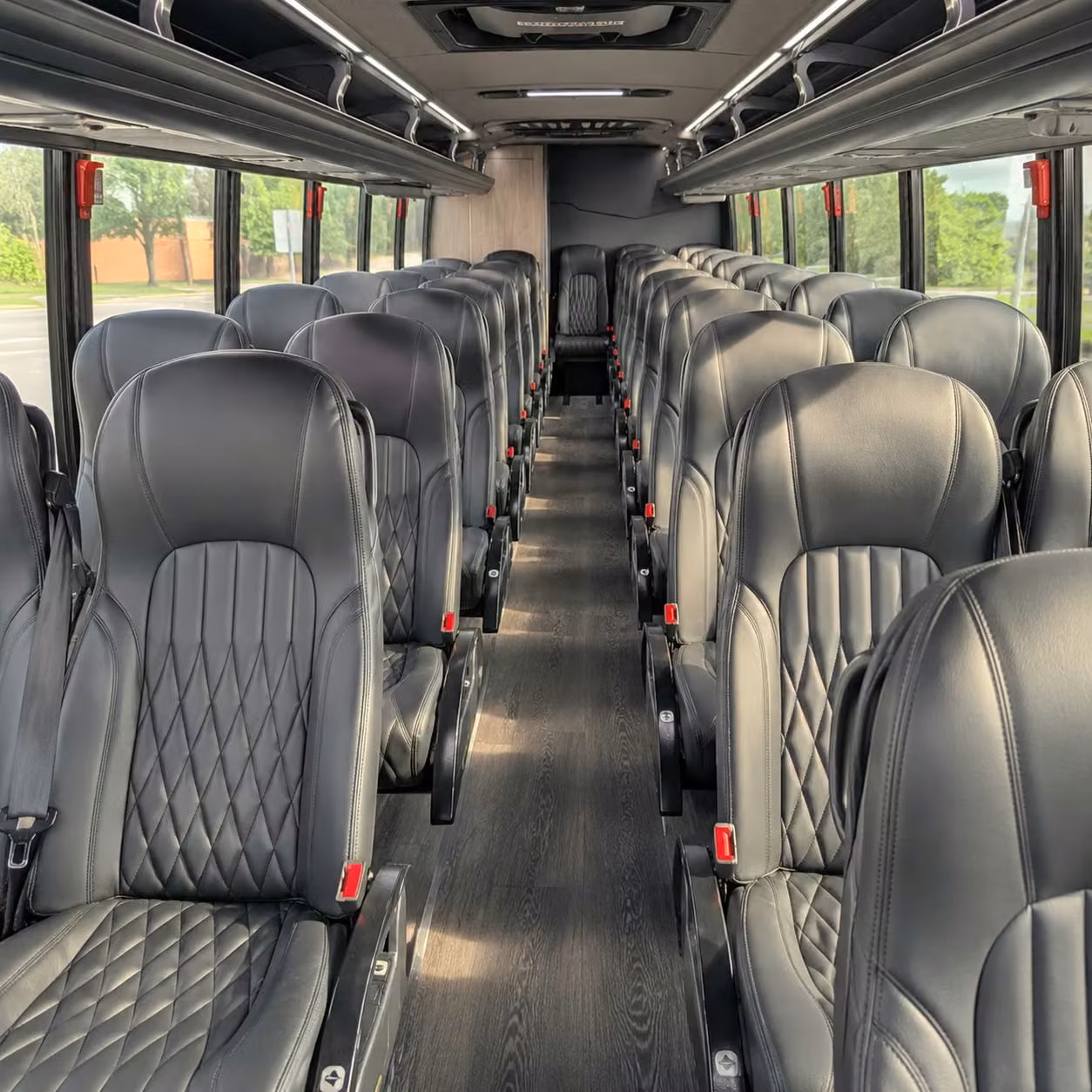 35 passenger minibus interior