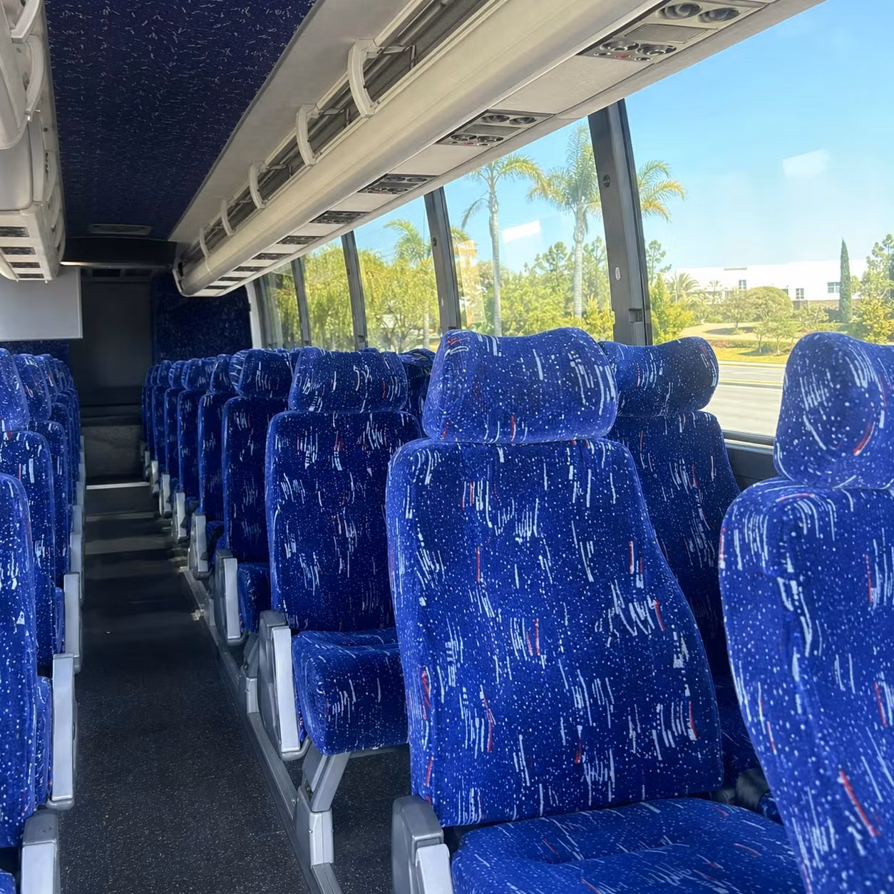 anchorage charter bus rental interior