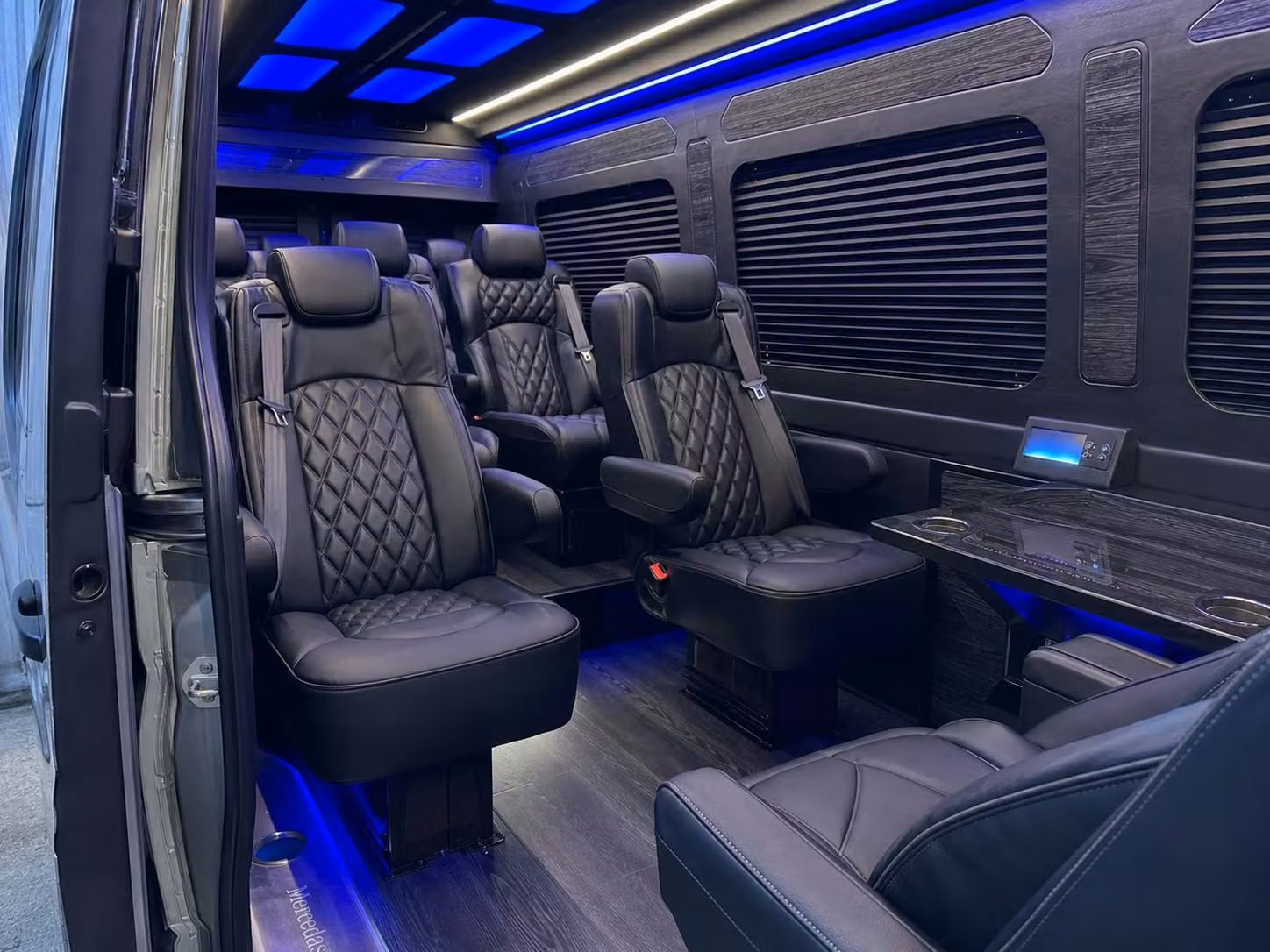 sprinter van transportation for groups and events across anchorage